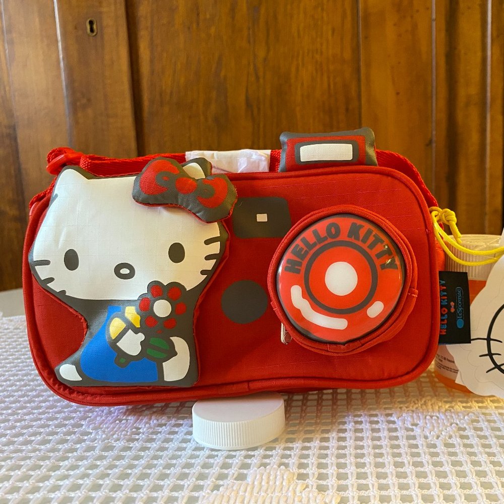 LeSportsac x Hello Kitty Limited Edition 45th Anniversary Camera-style bag (NWT)